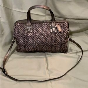 Coach snake print purse.